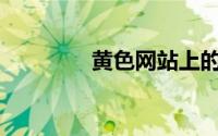 黄色网站上的那些是什么？