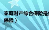 家庭财产综合保险是什么意思（家庭财产综合保险）