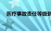 医疗事故责任等级划分（医疗事故责任）