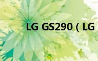 LG GS290（LG gs290使用技巧）