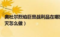 奥杜尔烈焰巨兽战利品在哪里（奥杜尔烈焰巨兽成就轨道毁灭怎么做）