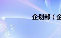 企划部（企划案格式）