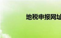 地税申报网址（地税申报）