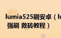 lumia525刷安卓（lumia 520固件下载 升级 强刷 救砖教程）