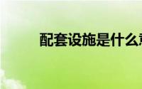 配套设施是什么意思（配套设施）