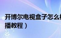 开博尔电视盒子怎么样（开博尔盒子看电视直播教程）