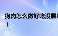 狗肉怎么做好吃没腥味配方（狗肉怎么做好吃）