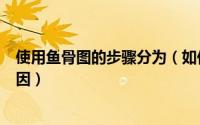 使用鱼骨图的步骤分为（如何做鱼骨图--使用鱼骨图分析原因）