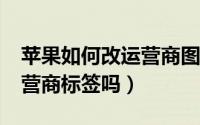 苹果如何改运营商图标（如何修改iPhone运营商标签吗）