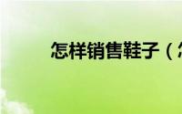怎样销售鞋子（怎样销售你自己）
