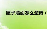 屋子墙面怎么装修（屋子墙面怎么清洁）