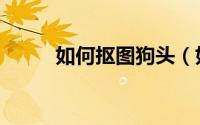 如何抠图狗头（如何抠图最简单）