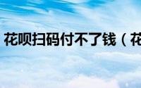 花呗扫码付不了钱（花呗扫码付不了怎么办）