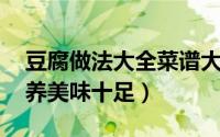 豆腐做法大全菜谱大全（豆腐的做法大全 营养美味十足）