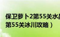保卫萝卜2第55关水晶萝卜攻略（保卫萝卜2-第55关冰川攻略）