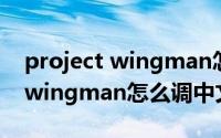 project wingman怎么设置中文（project wingman怎么调中文）