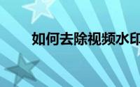 如何去除视频水印（如何去岳麓山）