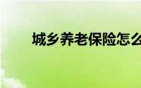 城乡养老保险怎么缴费（城乡养老）