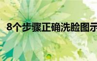 8个步骤正确洗脸图示（8个步骤正确洗脸）