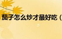 茄子怎么炒才最好吃（茄子怎么炒才好吃呢）