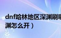 dnf哈林地区深渊刷哪个图（DNF哈林地区深渊怎么开）