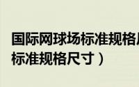 国际网球场标准规格尺寸是多少（国际网球场标准规格尺寸）