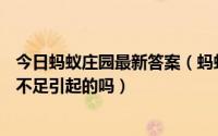 今日蚂蚁庄园最新答案（蚂蚁庄园8.10答案黑眼圈都是睡眠不足引起的吗）