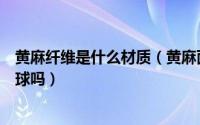 黄麻纤维是什么材质（黄麻面料有什么特点黄麻面料容易起球吗）