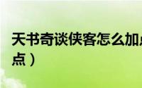 天书奇谈侠客怎么加点（天书奇谈侠客怎么加点）