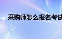采购师怎么报名考试（采购师怎么报名）