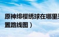 原神绯樱绣球在哪里采（原神绯樱绣球采集位置路线图）