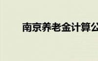 南京养老金计算公式（南京养老金）