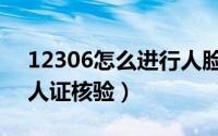 12306怎么进行人脸验证（12306怎么进行人证核验）