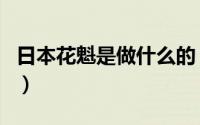 日本花魁是做什么的（日本花魁是怎样服务的）