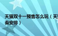 天猫双十一预售怎么玩（天猫1111双十一怎样抢购-预售节奏安排）
