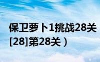 保卫萝卜1挑战28关（保卫萝卜挑战模式攻略[28]第28关）