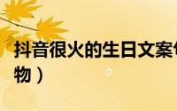 抖音很火的生日文案句子（抖音很火的生日礼物）