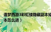 造梦西游3彩虹楼隐藏副本掉什么（造梦西游3彩虹楼隐藏副本怎么进）