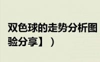 双色球的走势分析图（【双色球走势图分析经验分享】）