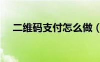 二维码支付怎么做（二维码支付怎么做）