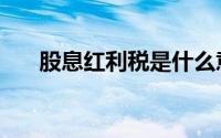 股息红利税是什么意思（股息红利税）