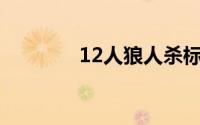 12人狼人杀标准局详细介绍