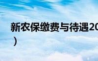 新农保缴费与待遇2021（新农保缴费与待遇）