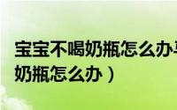 宝宝不喝奶瓶怎么办马上要上班了（宝宝不喝奶瓶怎么办）