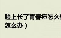 脸上长了青春痘怎么处理（脸上长了青春痘要怎么办）
