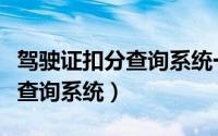 驾驶证扣分查询系统一般要多久（驾驶证扣分查询系统）