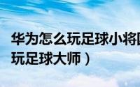 华为怎么玩足球小将国际服（华为手机上怎样玩足球大师）