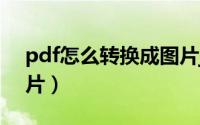 pdf怎么转换成图片jpg（pdf怎么转换成图片）