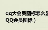 qq大会员图标怎么显示（【教程】如何刷新QQ会员图标）
