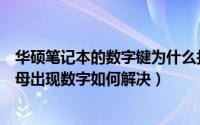 华硕笔记本的数字键为什么打不出数字（华硕笔记本输入字母出现数字如何解决）